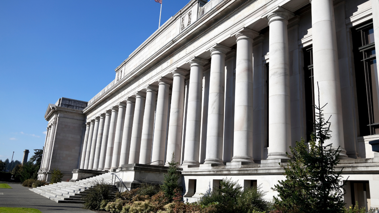 Government building with columns